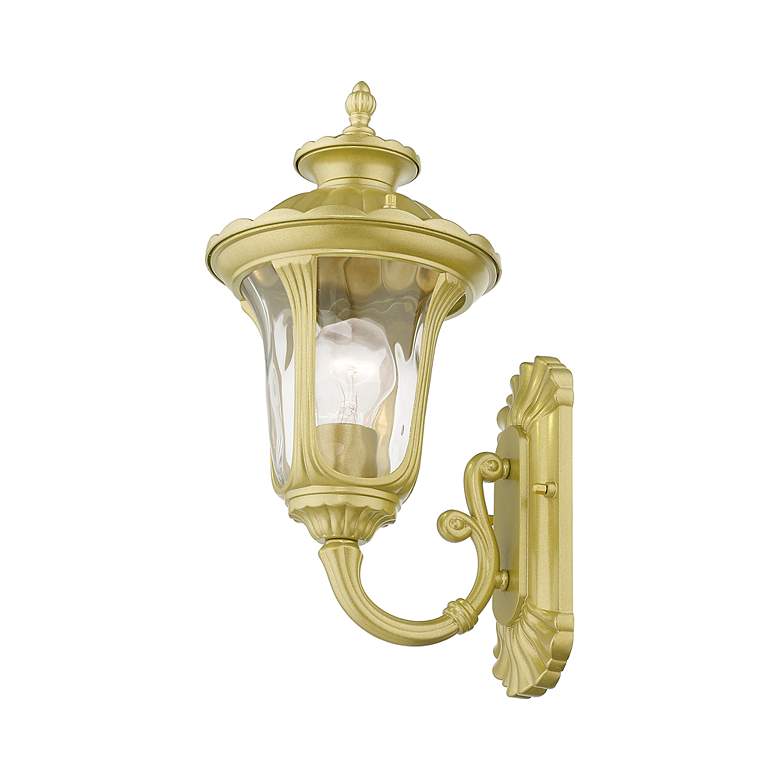 Image 6 1 Light Soft Gold Outdoor Small Wall Lantern more views