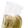 1 Light Soft Gold Outdoor Small Wall Lantern