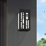1_1 Light Textured Black Outdoor ADA Small Sconce