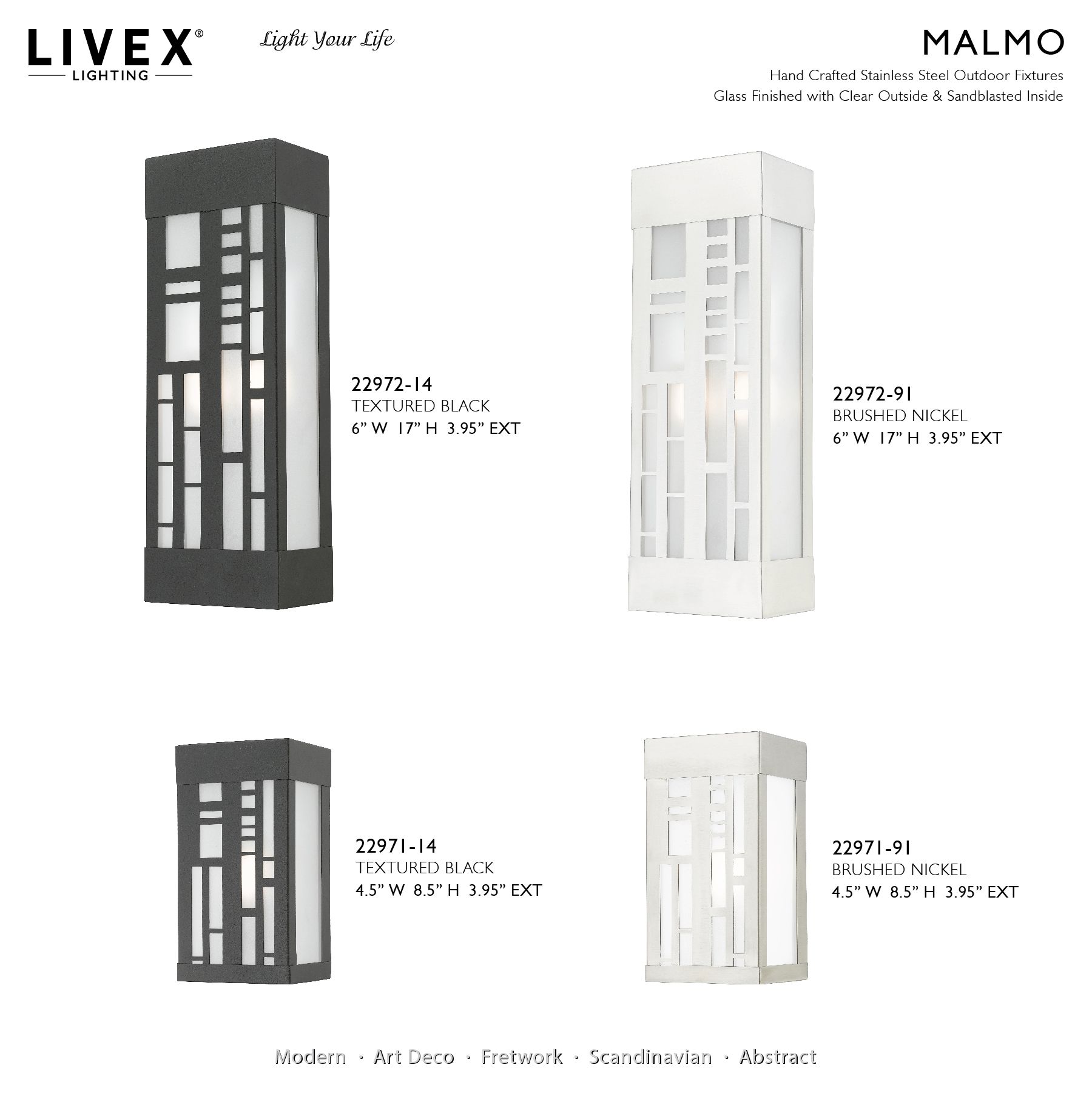 1 Light Textured Black Outdoor ADA Small Sconce