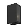 7_1 Light Textured Black with Brushed Nickel Candles Outdoor ADA Small Sconce more views