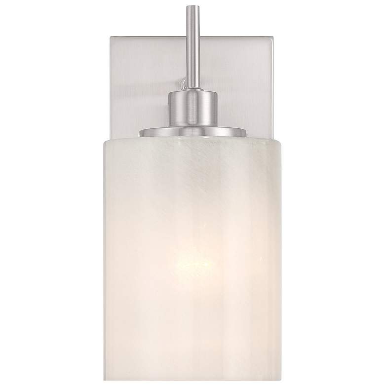 Image 3 1-Light Wall Sconce in Brushed Nickel more views