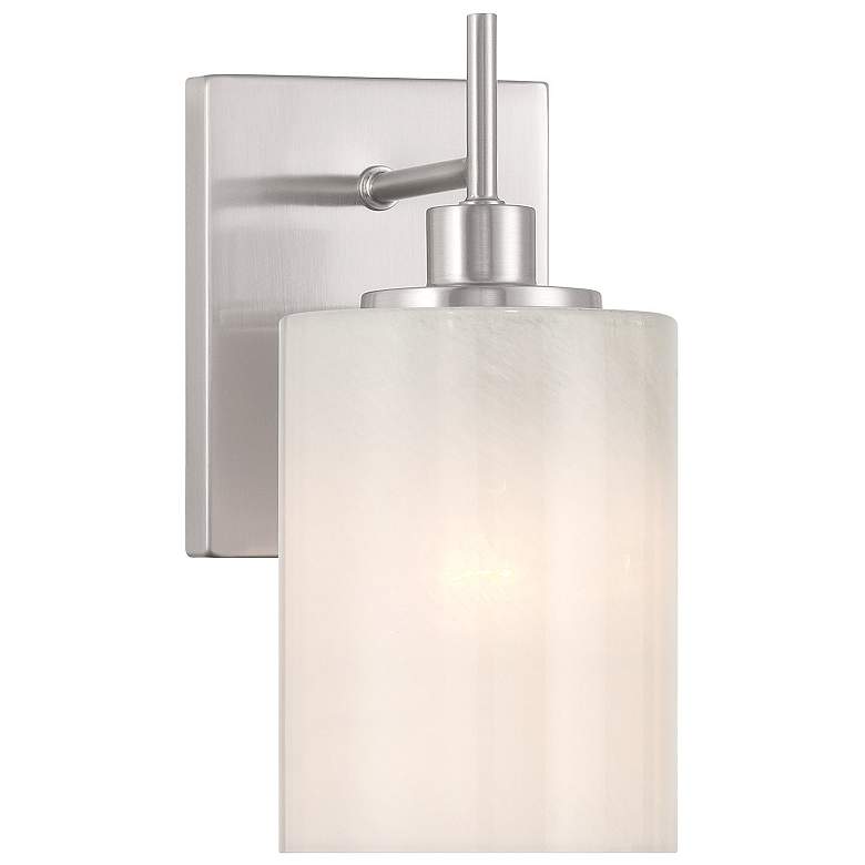 Image 4 1-Light Wall Sconce in Brushed Nickel more views