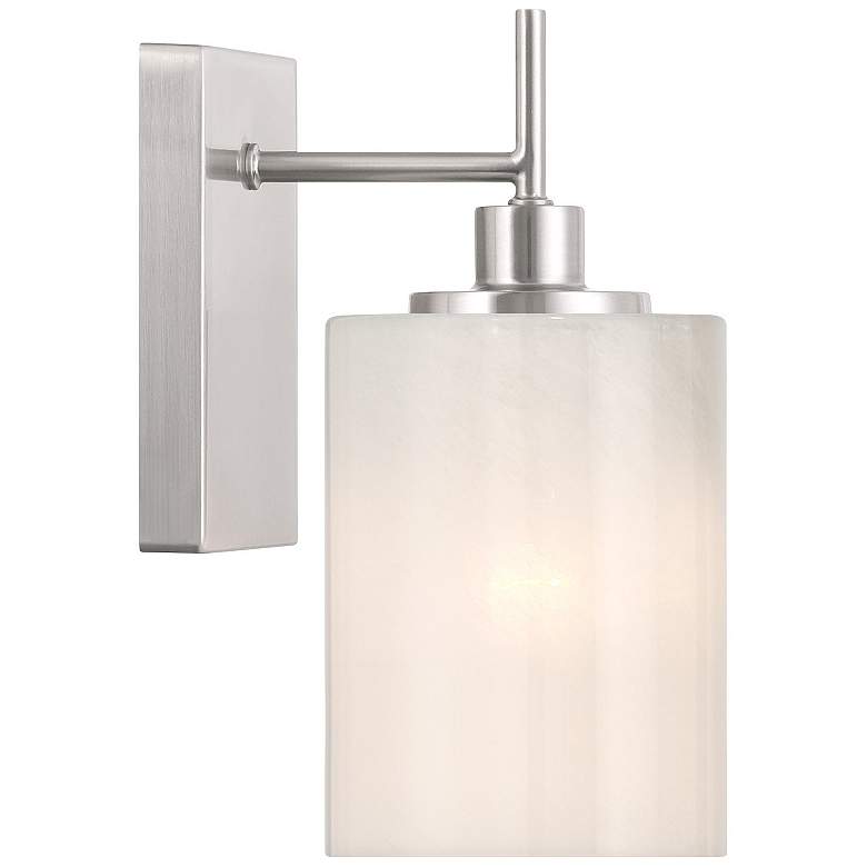 Image 5 1-Light Wall Sconce in Brushed Nickel more views