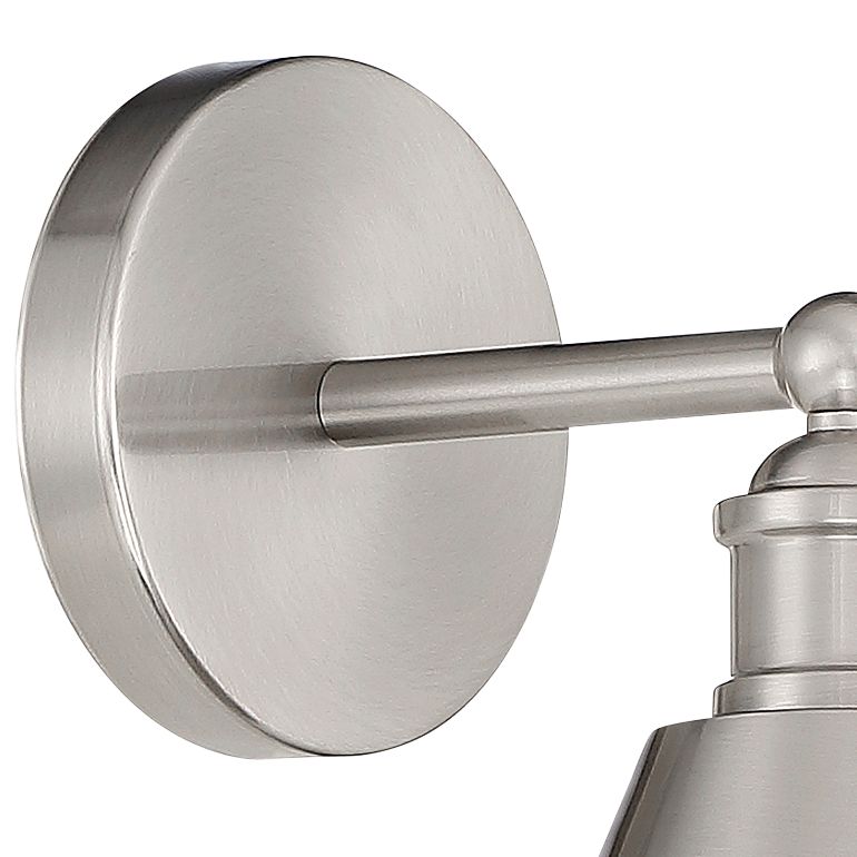Image 2 1-Light Wall Sconce in Brushed Nickel more views