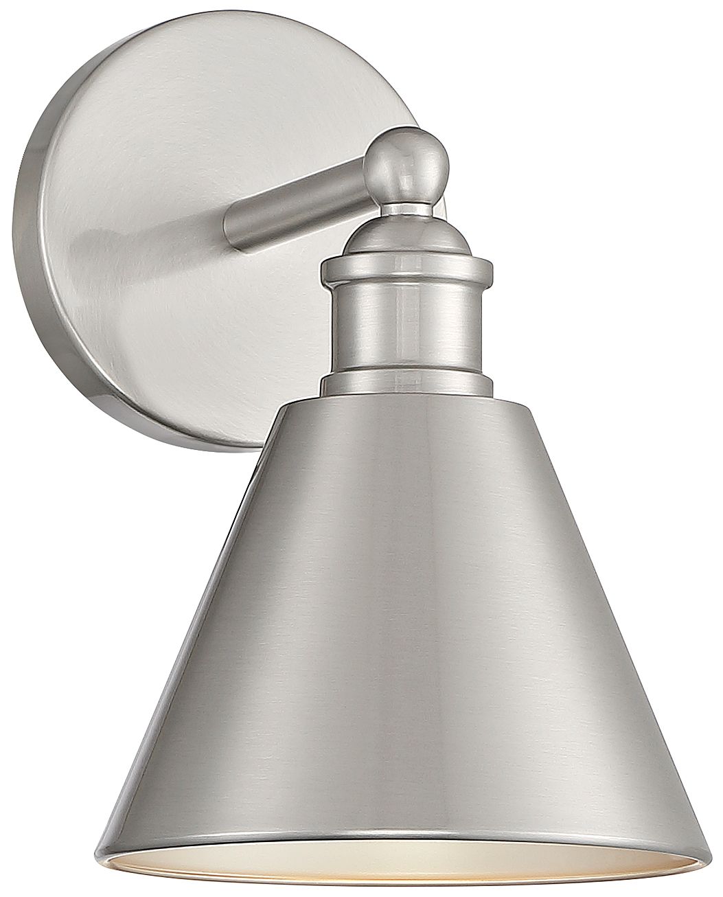 Image 5 1-Light Wall Sconce in Brushed Nickel more views