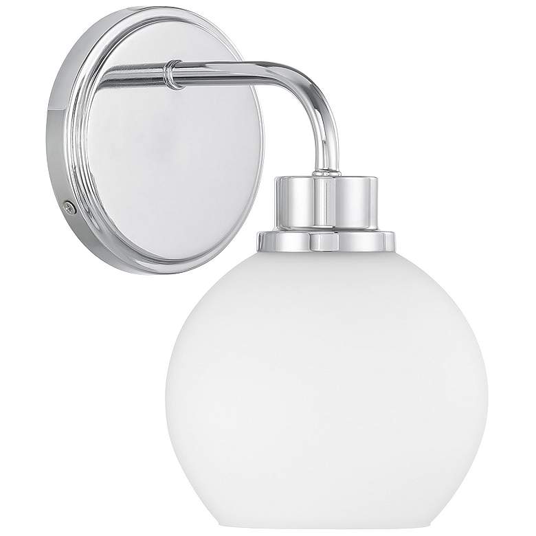 Image 2 1-Light Wall Sconce in Chrome more views