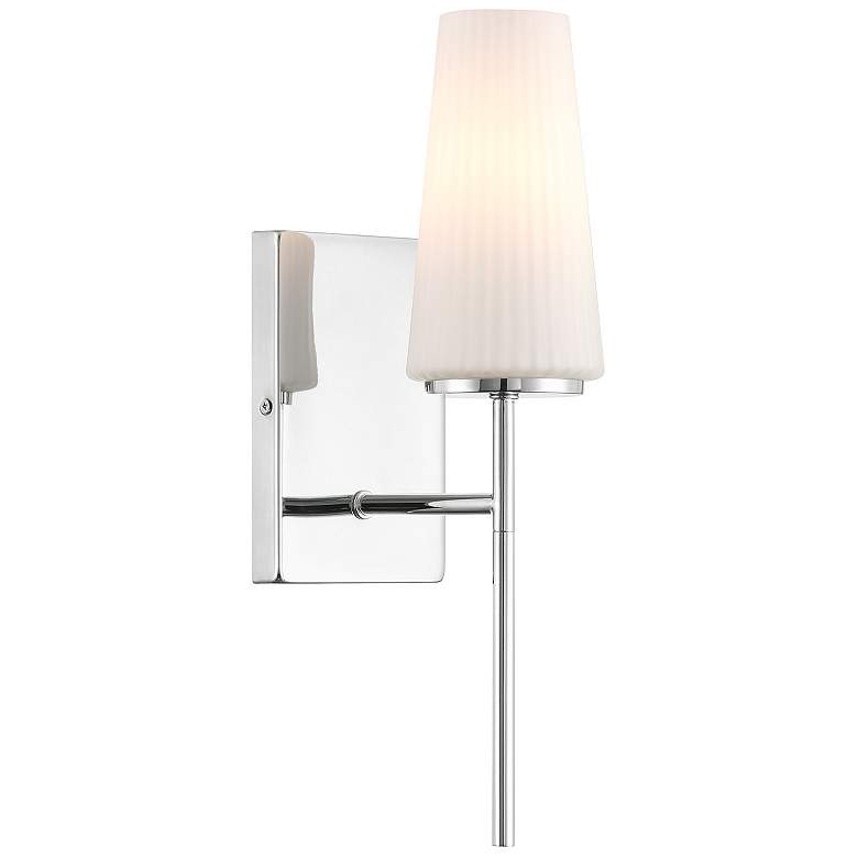 Image 1 1-Light Wall Sconce in Chrome