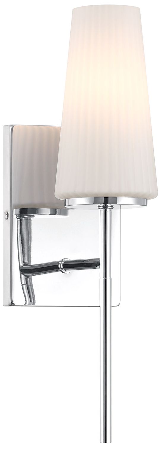 Image 4 1-Light Wall Sconce in Chrome more views