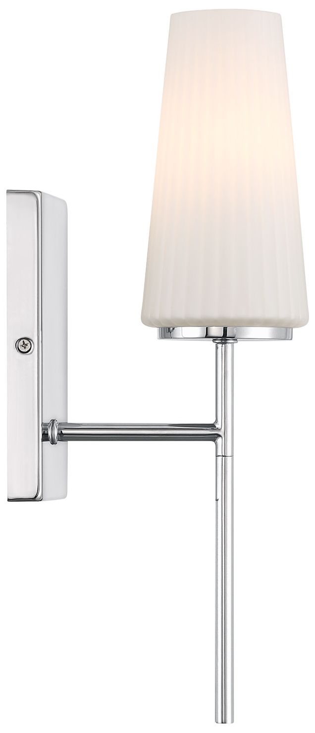Image 5 1-Light Wall Sconce in Chrome more views