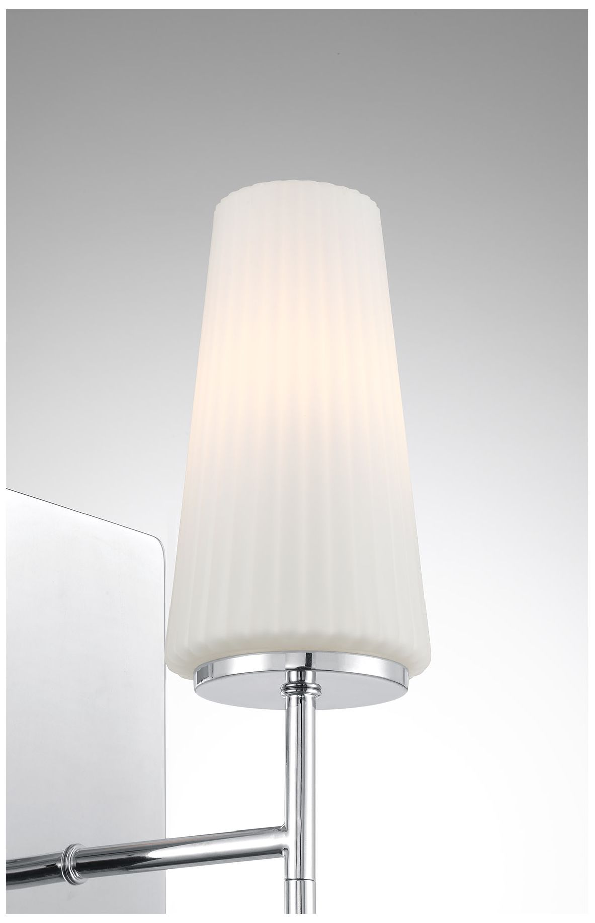 Image 6 1-Light Wall Sconce in Chrome more views