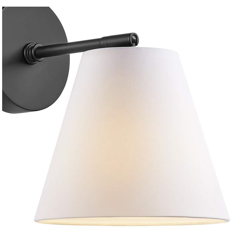 Image 6 1-Light Wall Sconce in Matte Black (Set of 2) more views