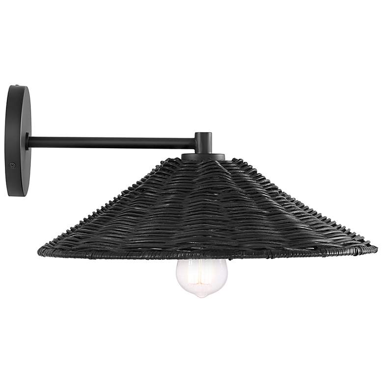 Image 5 1-Light Wall Sconce in Matte Black more views