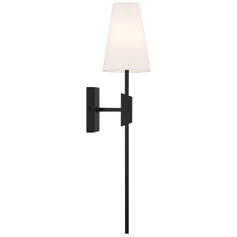 Image 5 1-Light Wall Sconce in Matte Black more views