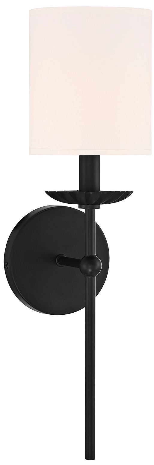 Image 5 1-Light Wall Sconce in Matte Black more views