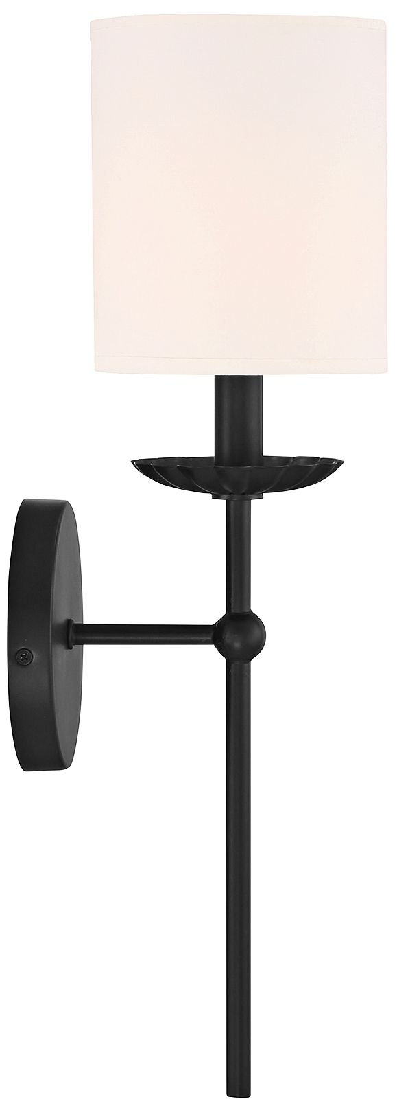 Image 6 1-Light Wall Sconce in Matte Black more views