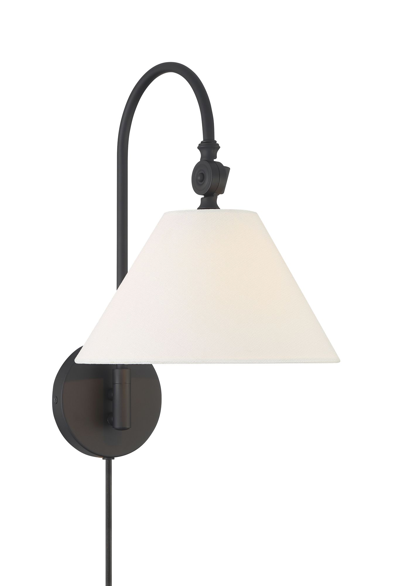 Image 5 1-Light Wall Sconce in Matte Black more views