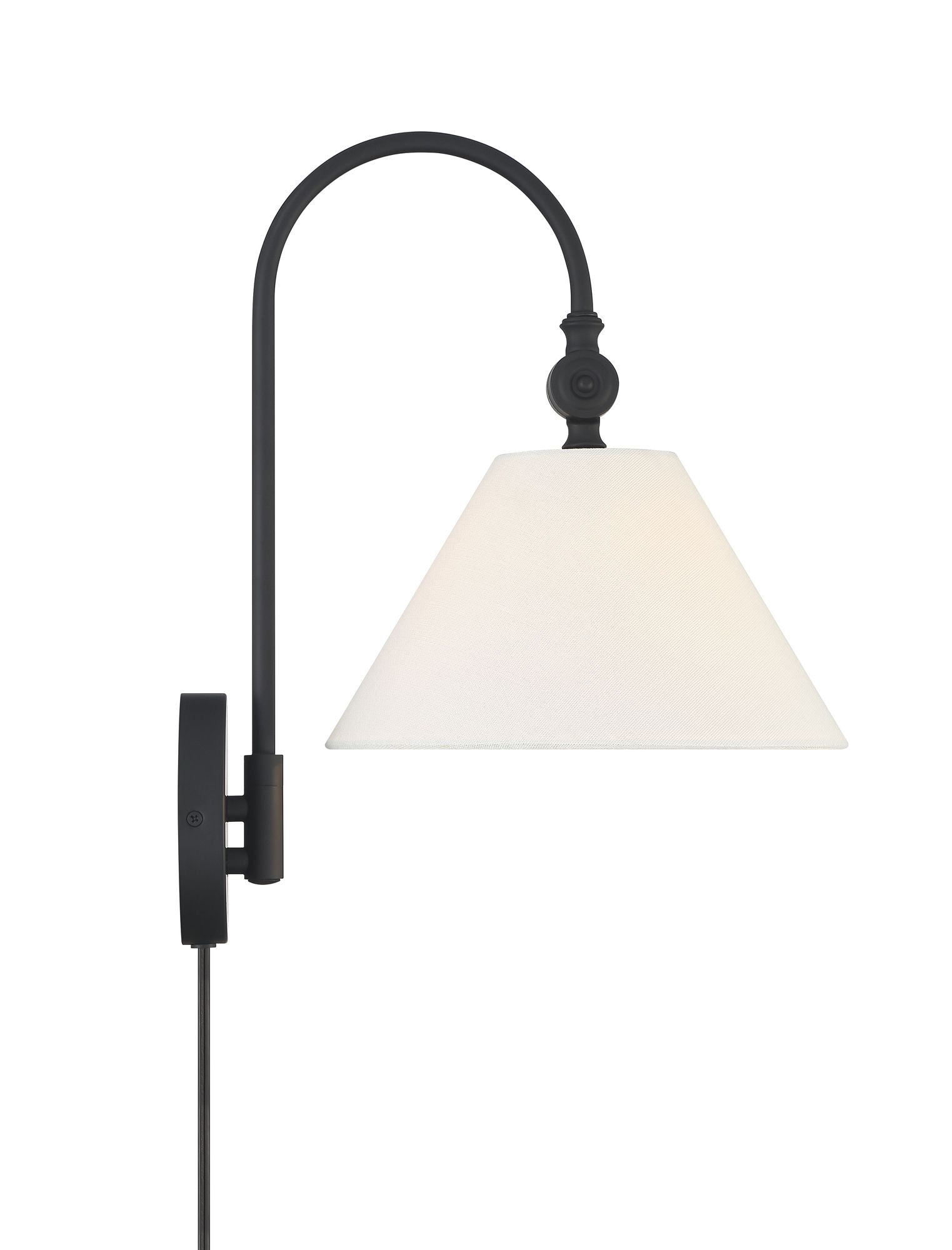 Image 6 1-Light Wall Sconce in Matte Black more views