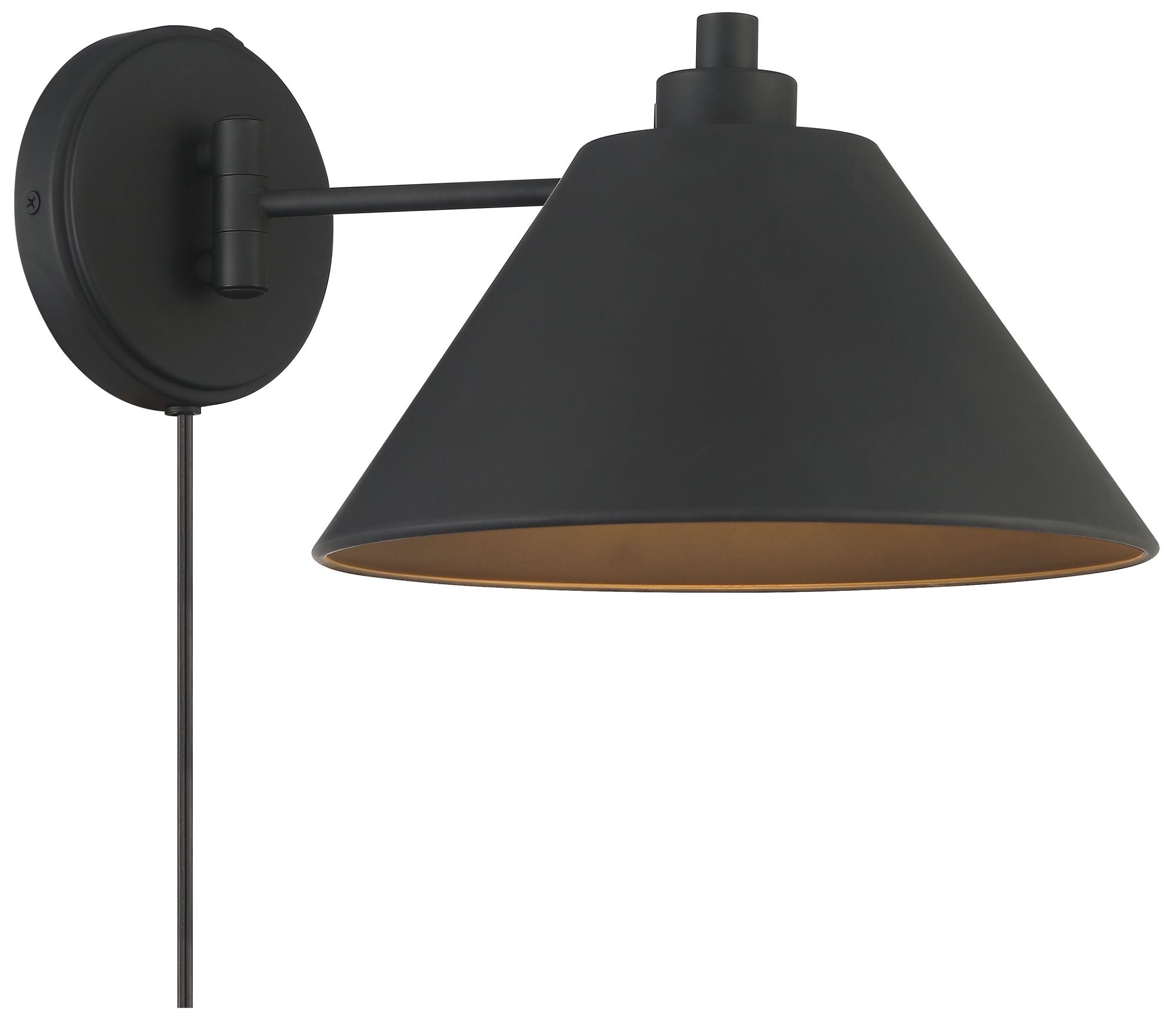 Thumbnail1 of 1-Light Wall Sconce in Matte Black