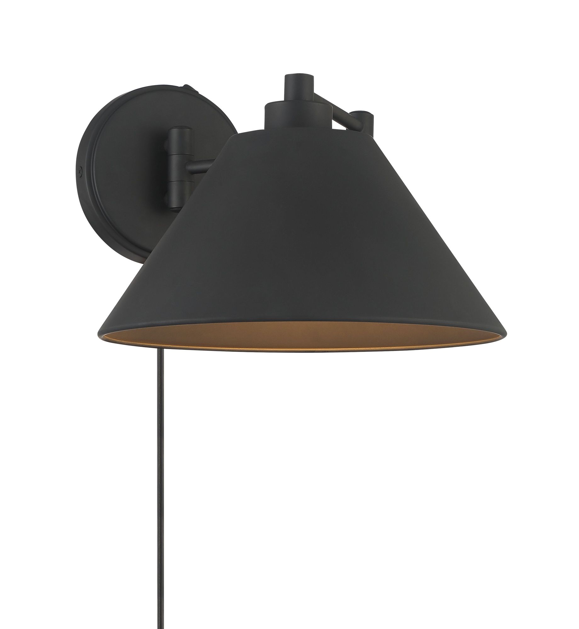 Thumbnail4 of 1-Light Wall Sconce in Matte Black more views