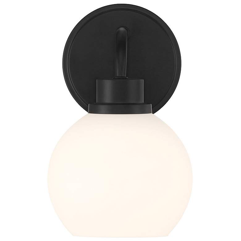 Image 3 1-Light Wall Sconce in Matte Black more views