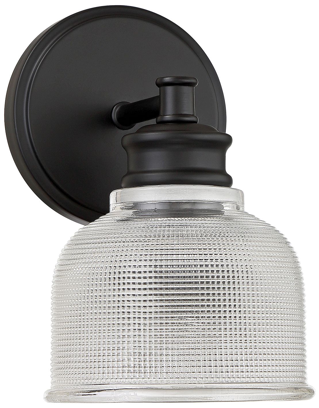 Image 3 1-Light Wall Sconce in Matte Black more views