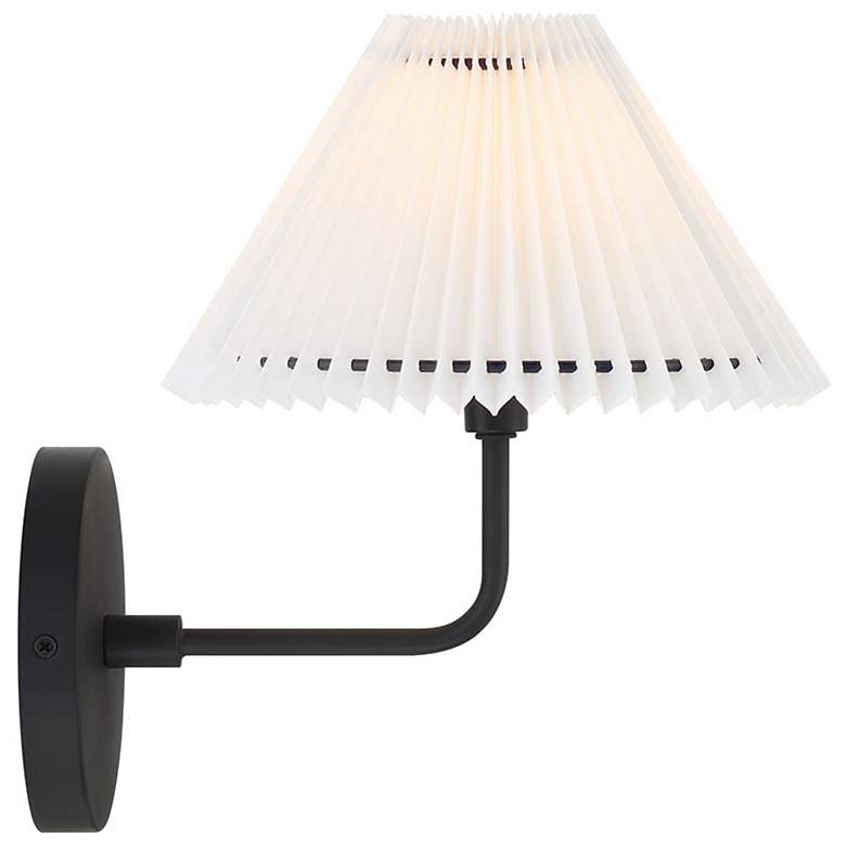 Image 5 1-Light Wall Sconce in Matte Black more views