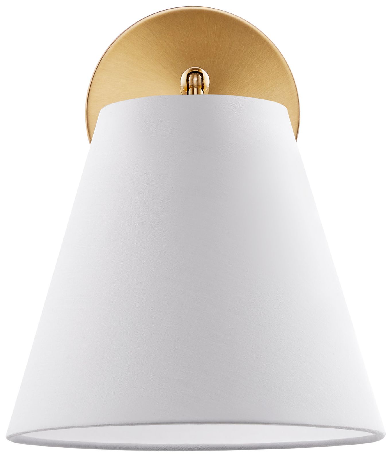 Image 5 1-Light Wall Sconce in Natural Brass (Set of 2) more views