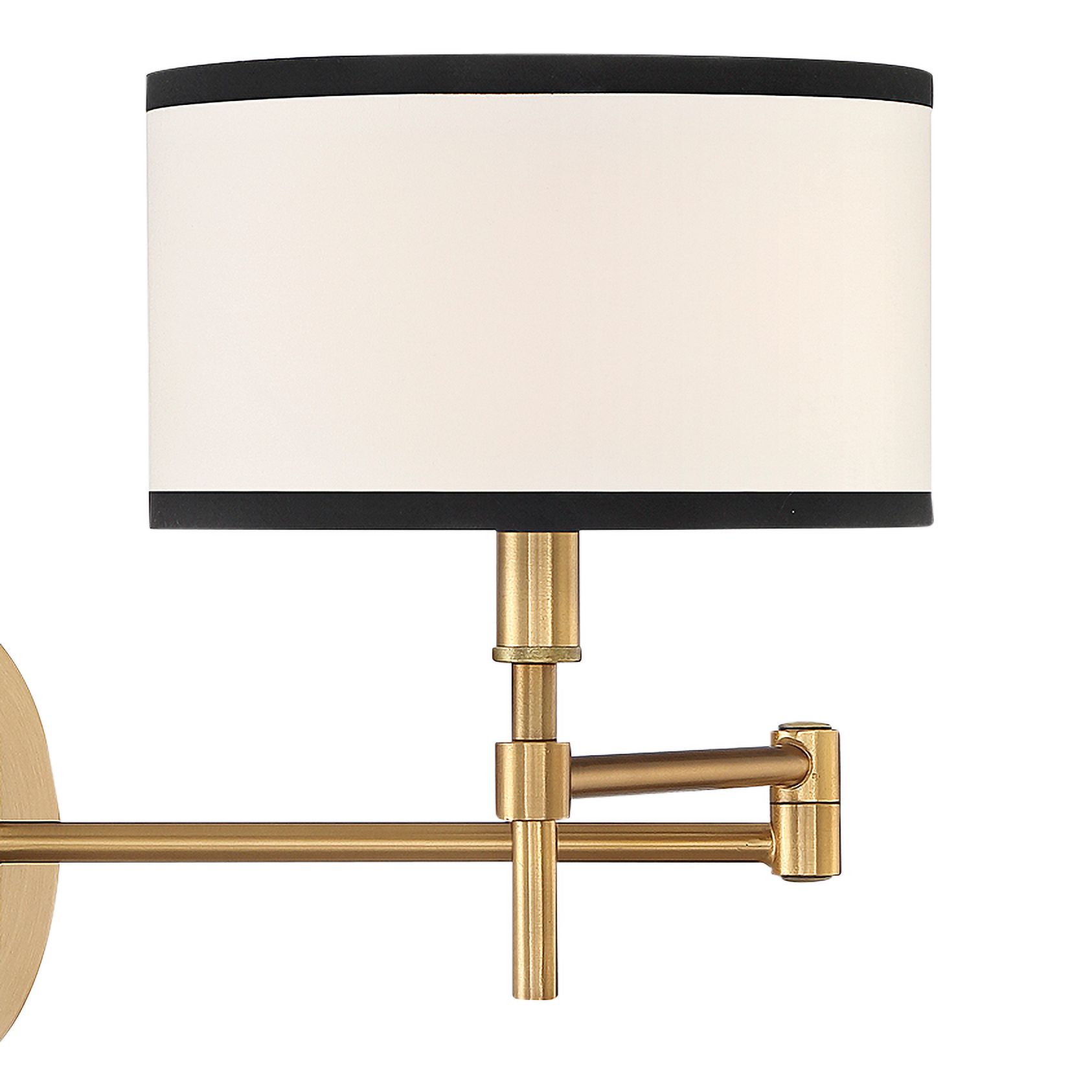 Image 2 1-Light Wall Sconce in Natural Brass more views