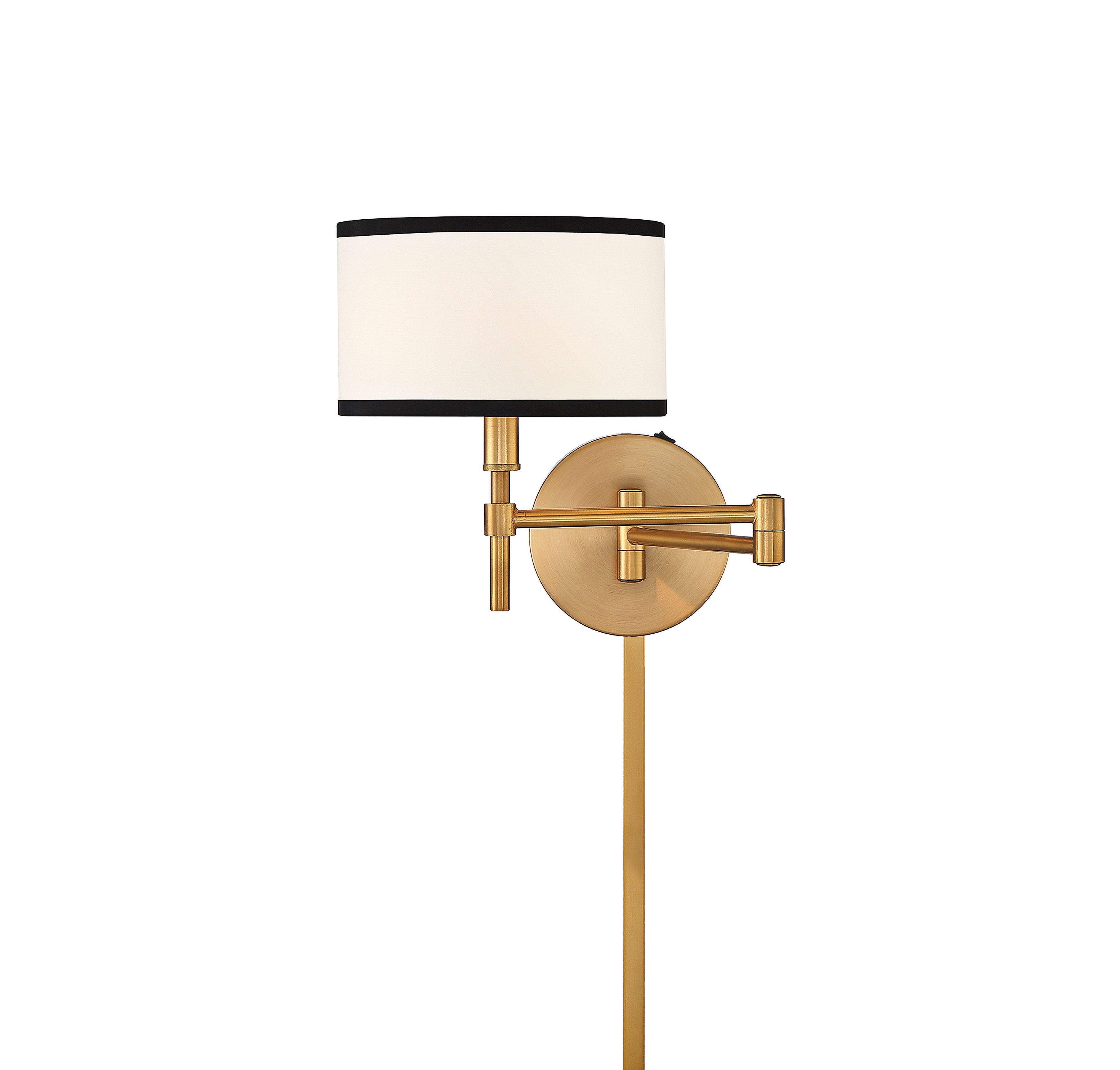 Image 5 1-Light Wall Sconce in Natural Brass more views