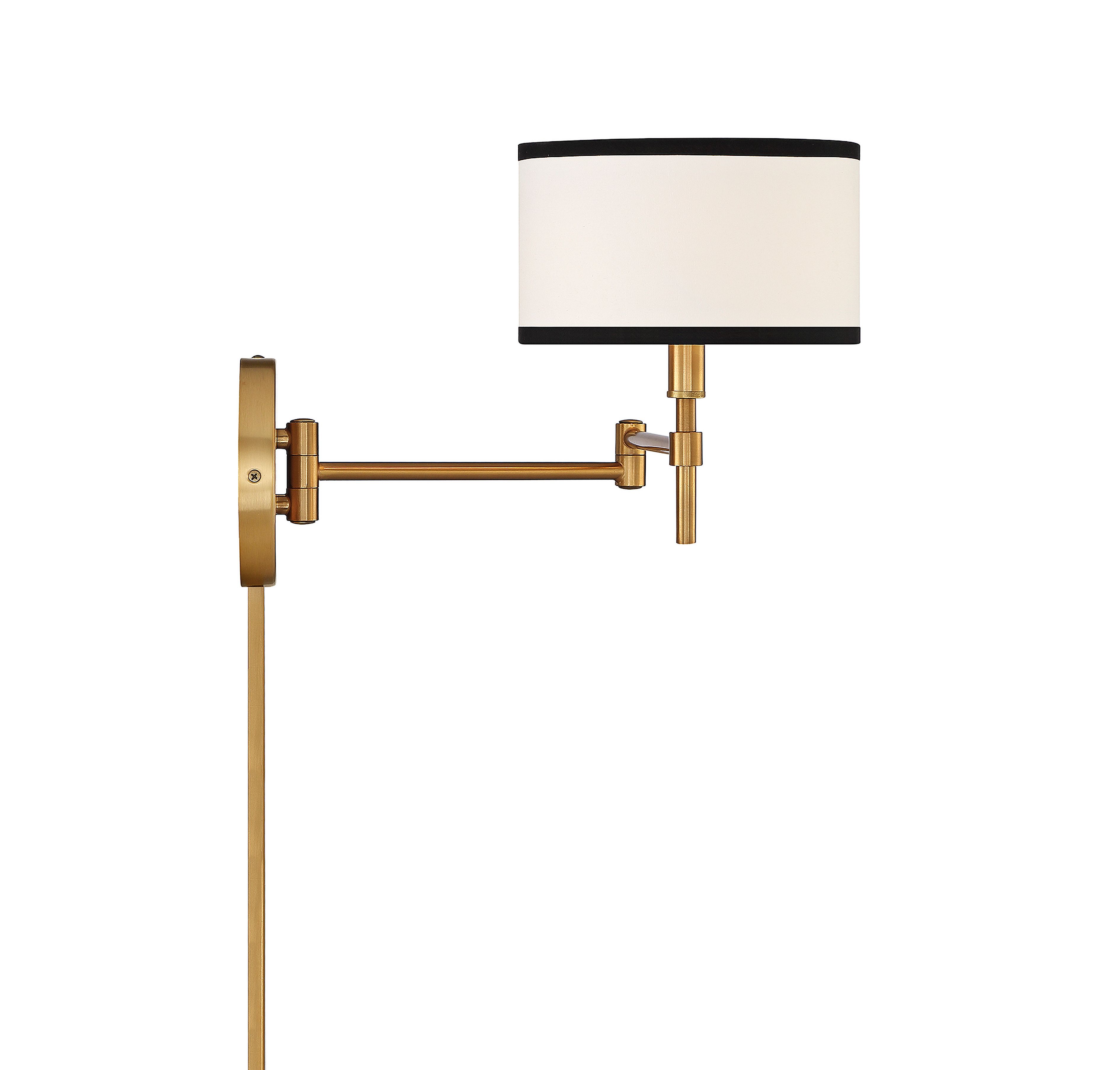 Image 6 1-Light Wall Sconce in Natural Brass more views