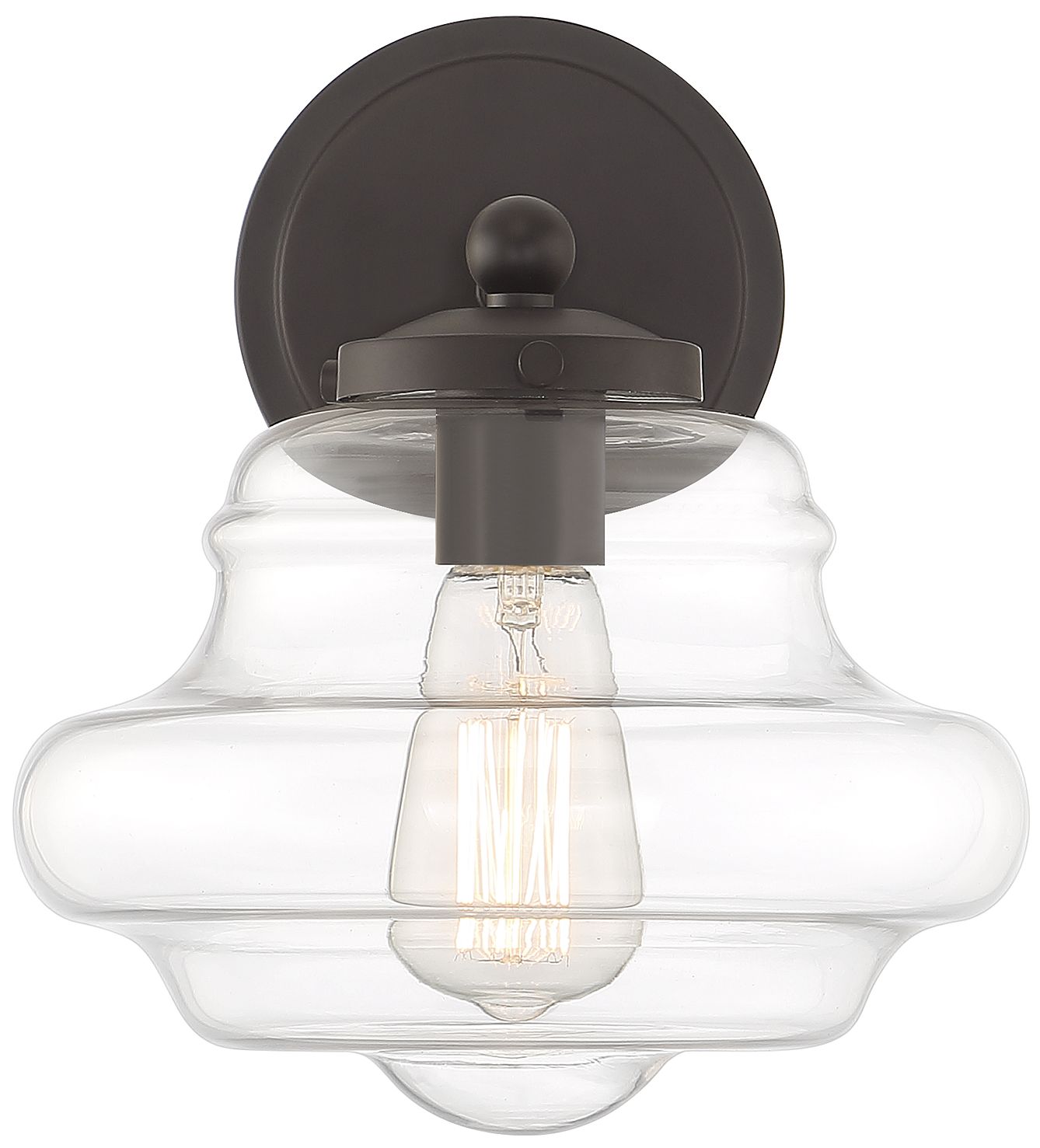 Image 3 1-Light Wall Sconce in Oil Rubbed Bronze more views