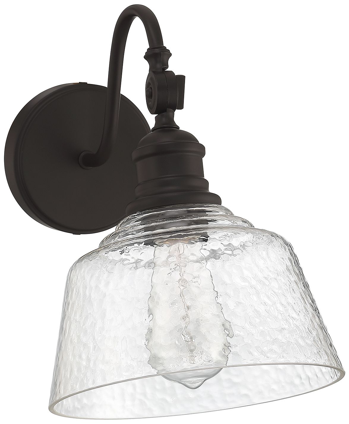 Image 2 1-Light Wall Sconce in Oil Rubbed Bronze more views