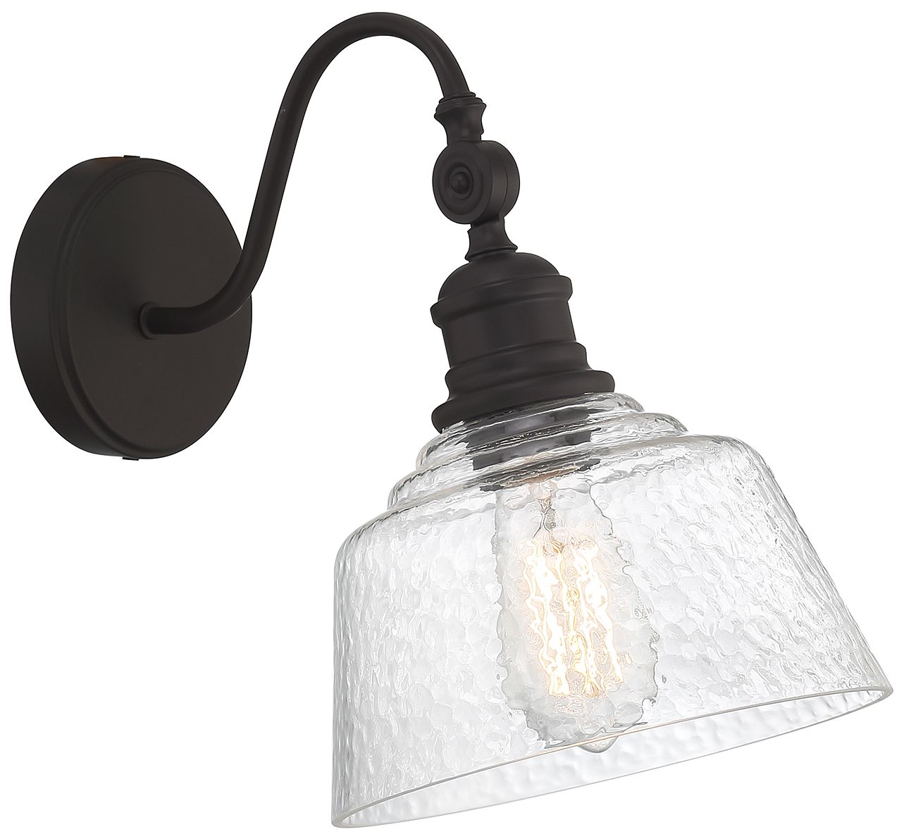 Image 4 1-Light Wall Sconce in Oil Rubbed Bronze more views
