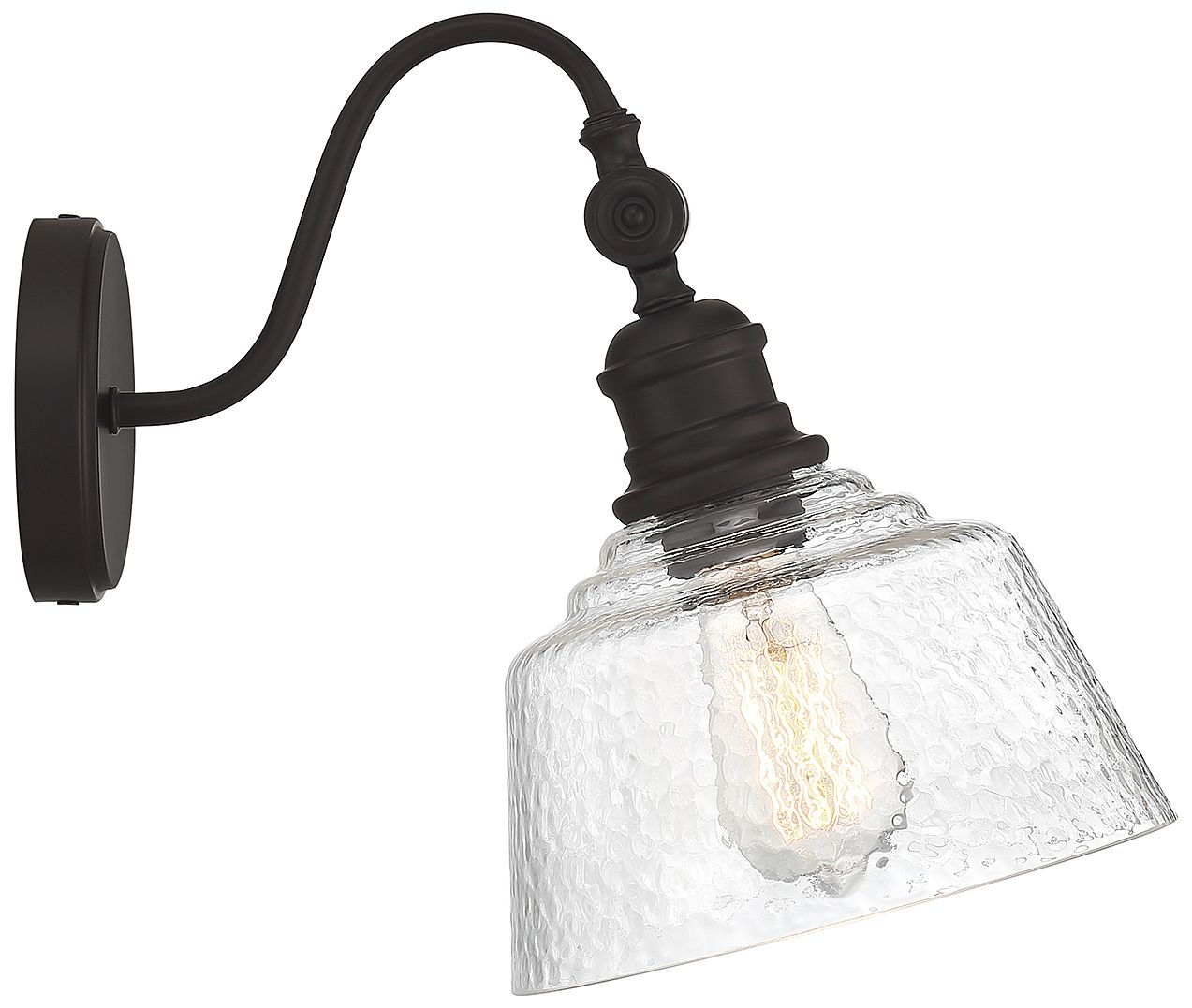 Image 5 1-Light Wall Sconce in Oil Rubbed Bronze more views