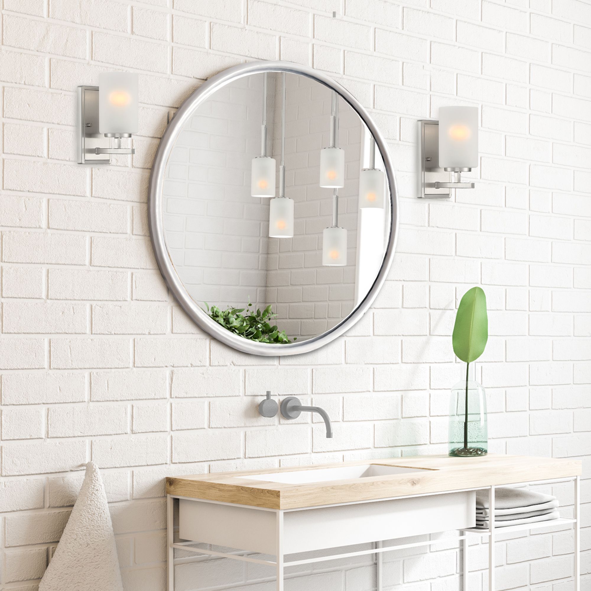 Image 6 1 Light Wall Sconce more views