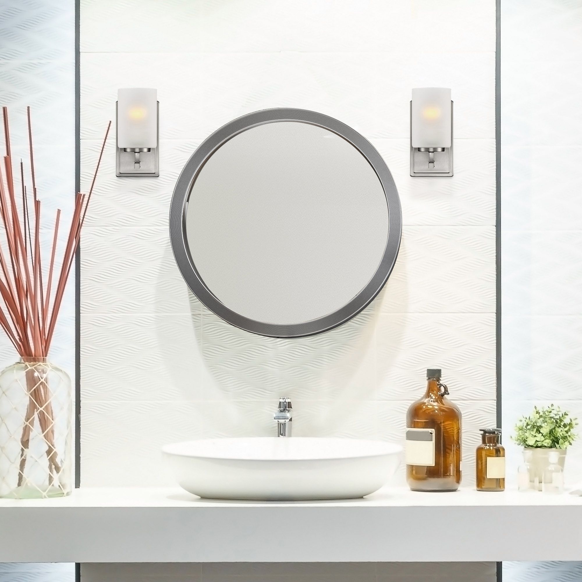 Image 7 1 Light Wall Sconce more views