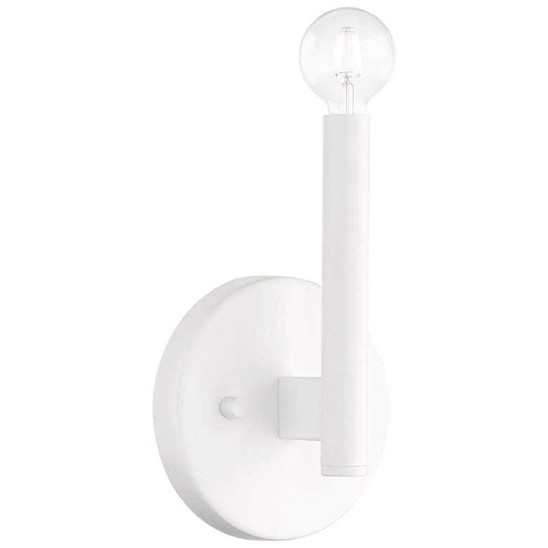 Image 2 1 Light White ADA Sconce