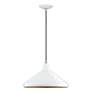 3_1 Light White Cone Pendant with White Aluminum Shade more views