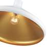 5_1 Light White Cone Pendant with White Aluminum Shade more views
