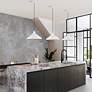 7_1 Light White Cone Pendant with White Aluminum Shade more views
