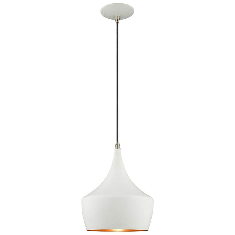 Image 2 1 Light White Mini Pendant