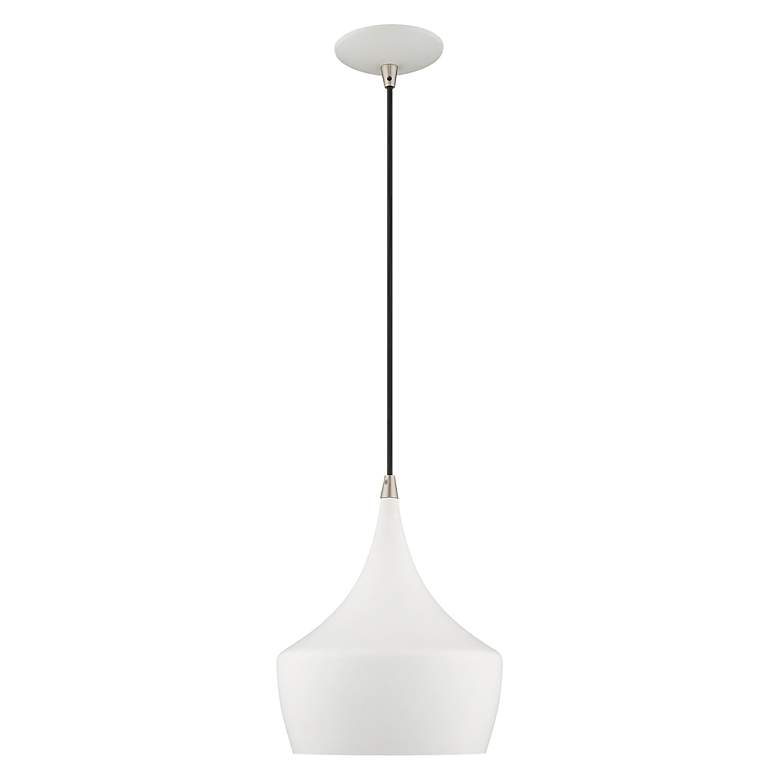 Image 5 1 Light White Mini Pendant more views
