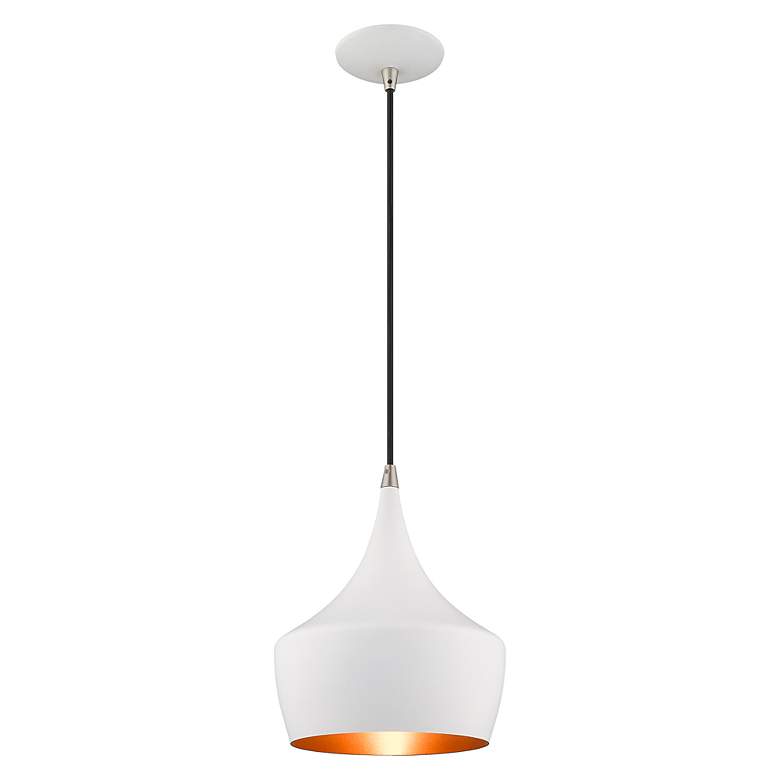 Image 6 1 Light White Mini Pendant more views