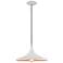 1 Light White Mini Pendant