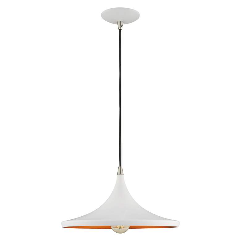 Image 4 1 Light White Mini Pendant more views