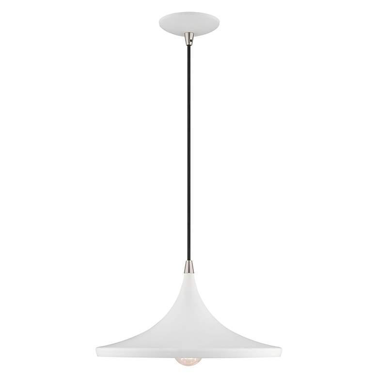 Image 5 1 Light White Mini Pendant more views