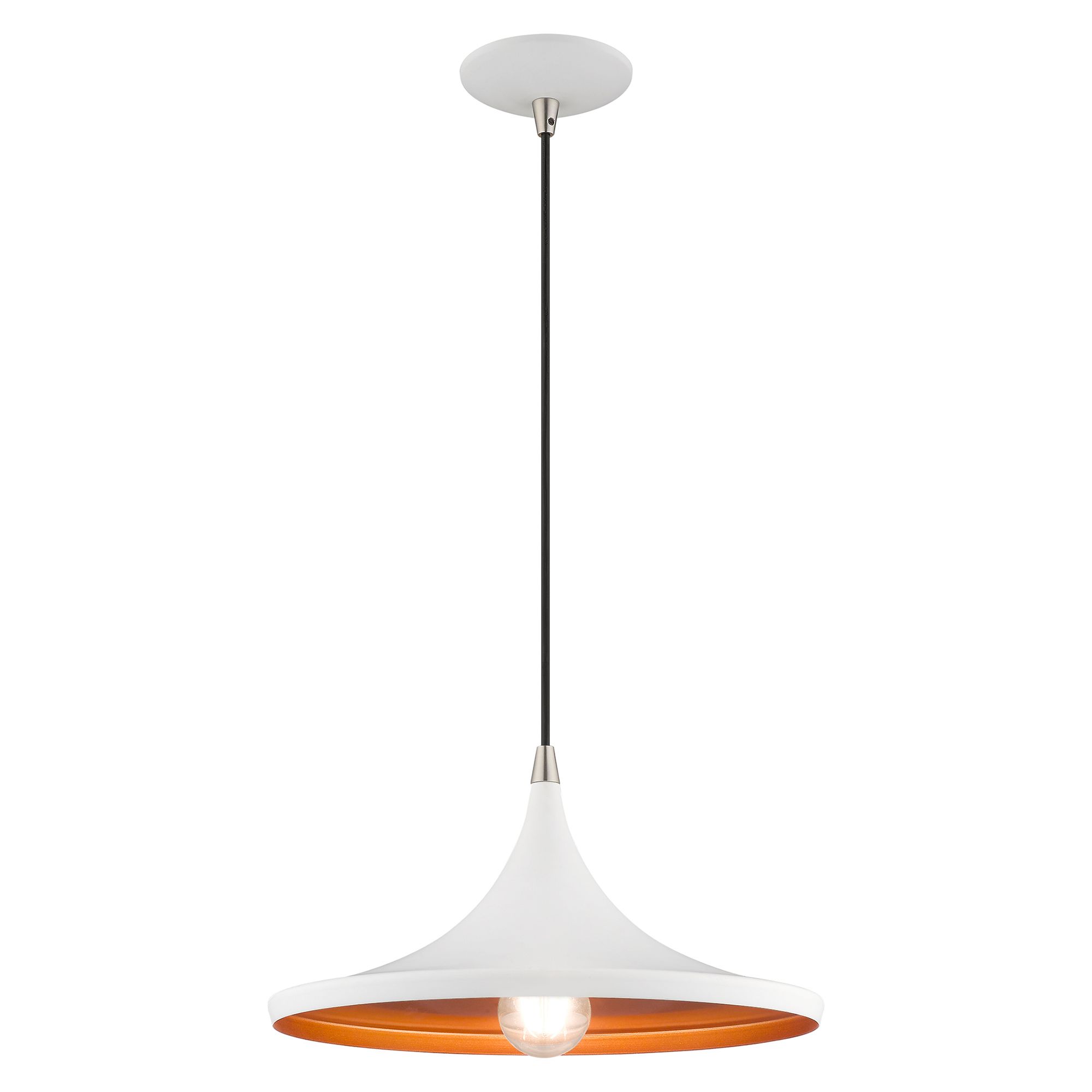 Image 6 1 Light White Mini Pendant more views