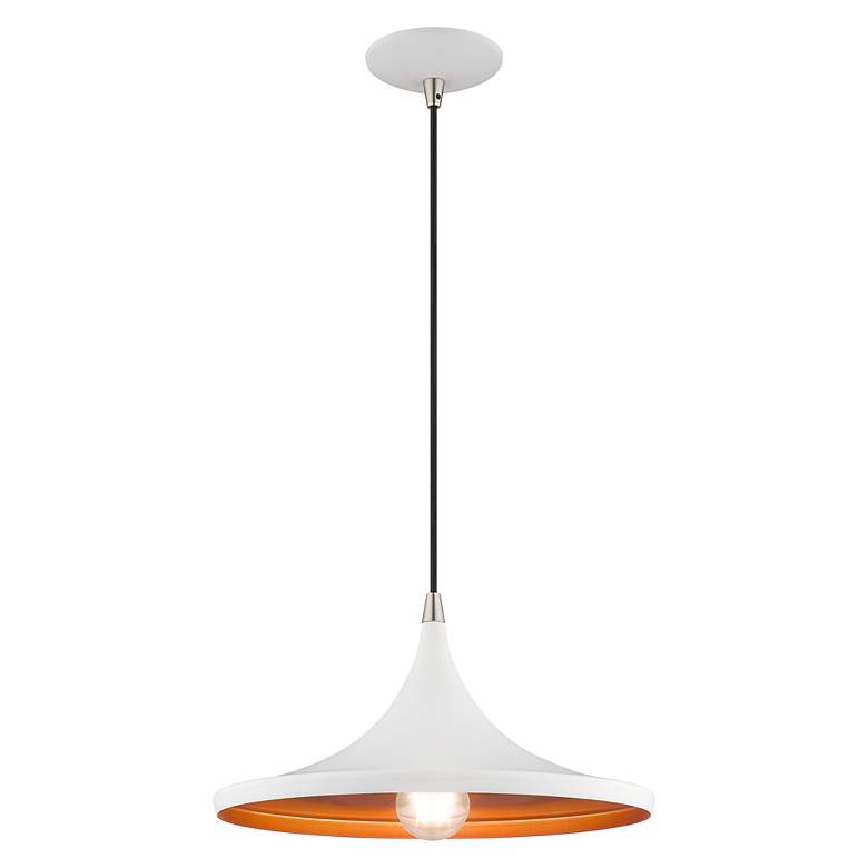Image 6 1 Light White Mini Pendant more views