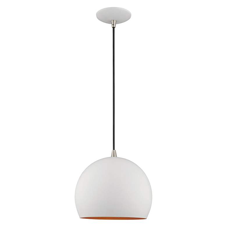 Image 3 1 Light White Mini Pendant more views